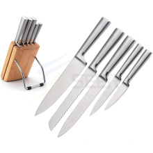 Professional 5 PCS Kitchen Knife Sets in Wooden Holder (A14)
